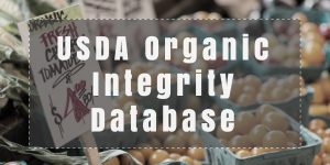 USDA Organic Integrity Database